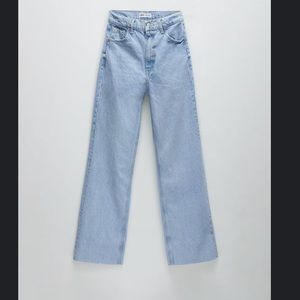 Hi-rise full length jeans